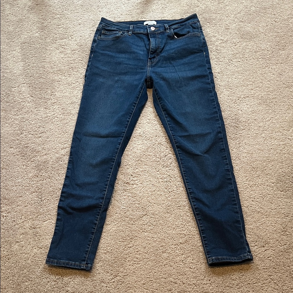 Forever 21 Dark Blue Skinny Jeans